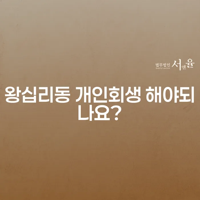 왕십리동 개인회생 해야되나요?