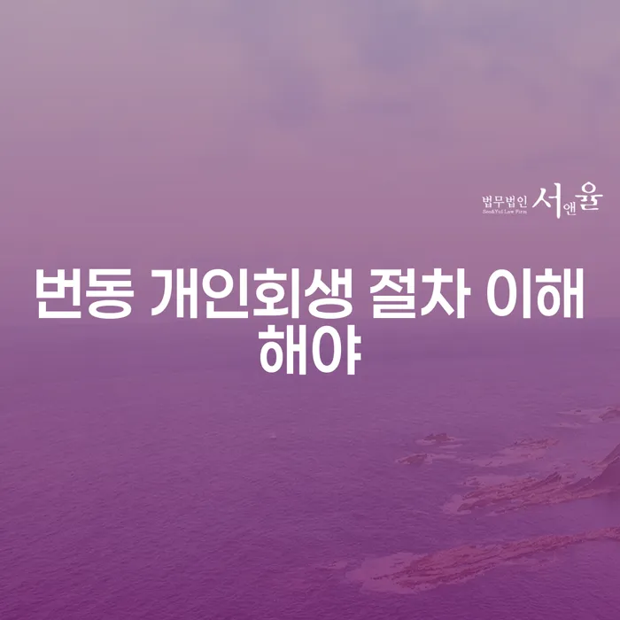 번동 개인회생 절차 이해해야