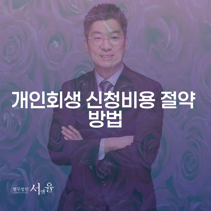 개인회생 신청비용 절약 방법이 궁금하시죠?