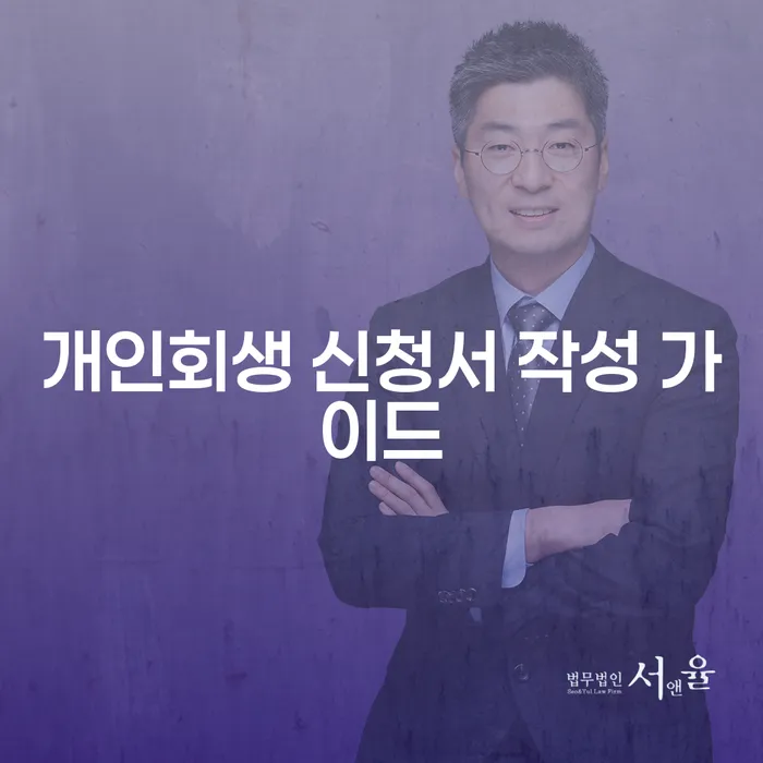 어떻게 개인회생 신청서를 제대로 작성할 수 있을까요?
