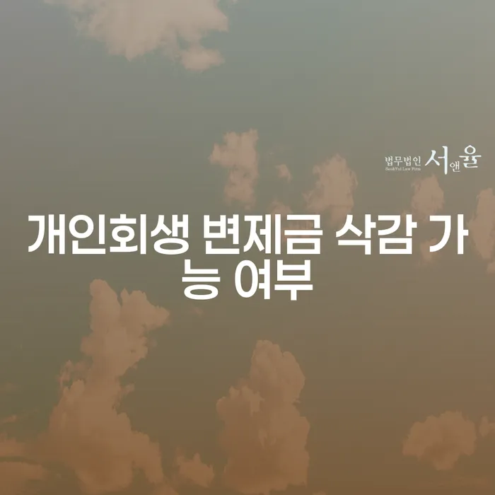 개인회생 변제금 삭감 가능 여부, 어떻게 가능할까?